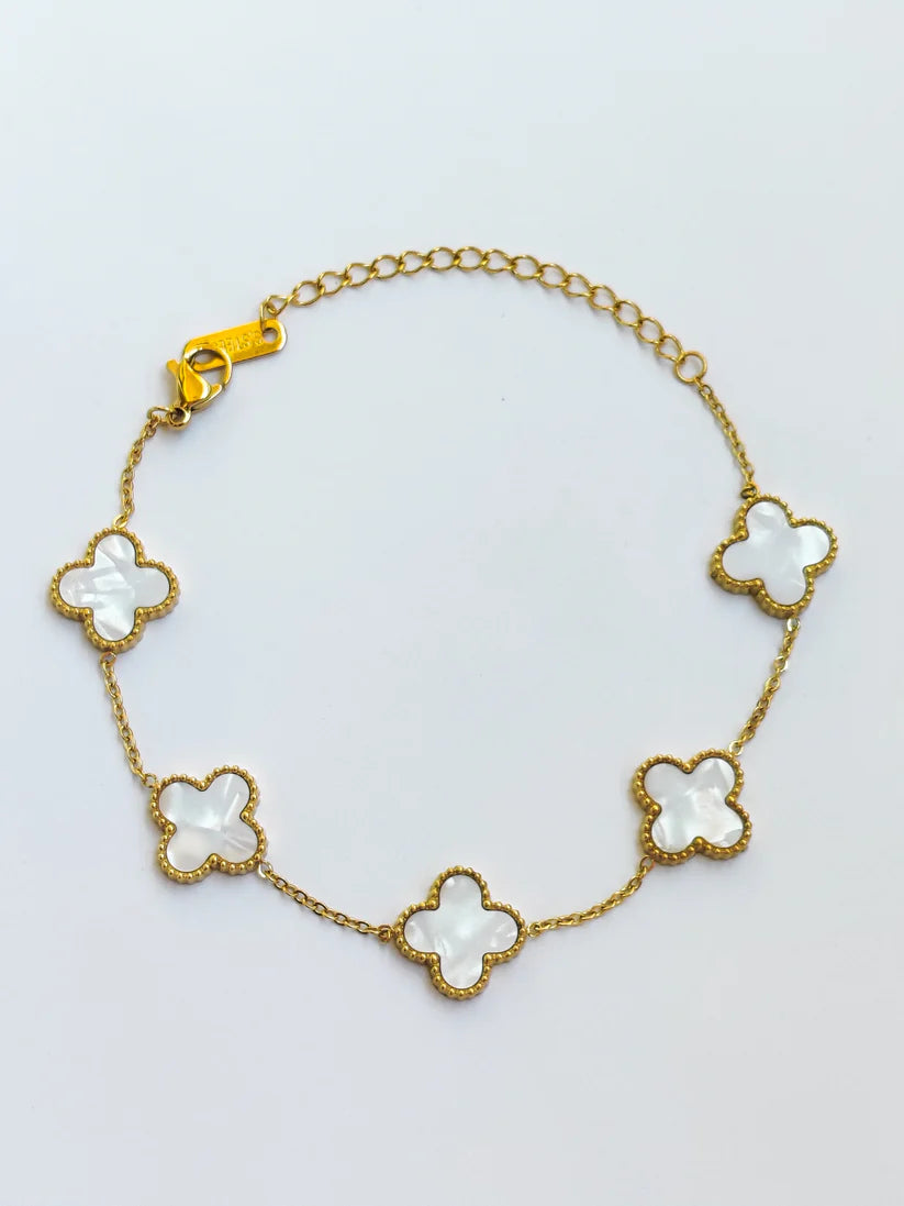 White Clover Bracelet